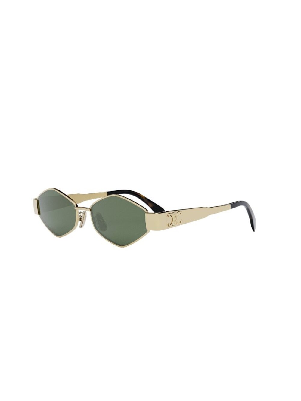 New CELINE Women's Sunglasses Metal Frame TRIOMPHE CL40254U 30N 54